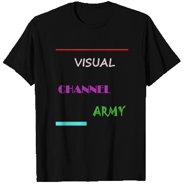 Discover Visual Channel Army T Shirts