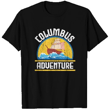 Discover Columbus Adventure USA America Columbus Day T Shirts