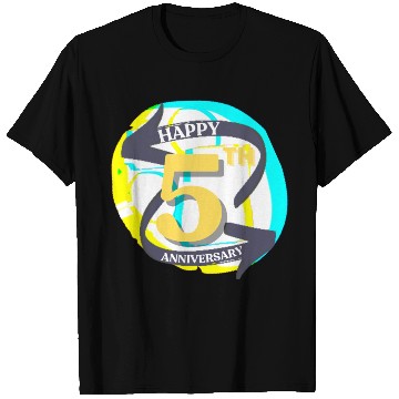Discover ANNIVERSARY 5 T Shirts