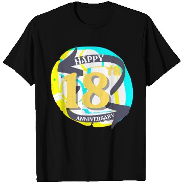 Discover ANNIVERSARY 18 T Shirts