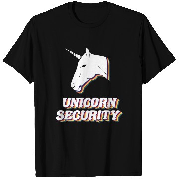 Discover unicorn security funny unicorn bouncer T Shirts