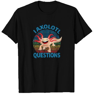 Discover I Axolotl Questions Cute Retro Vintage Axolotl T Shirts