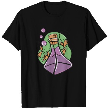 Discover A glass of purple poison with Fall leaves T Shirts