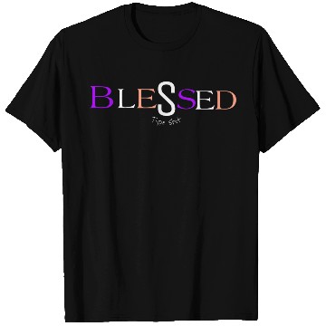 Discover Purple and pink blessed aka pimp shit type shit T Shirts