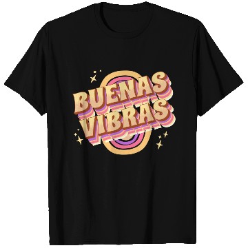 Discover Buenas vibras, Good V in Spanish T Shirts