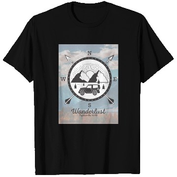 Discover Wanderlust Explore the Wild Adventure T Shirts
