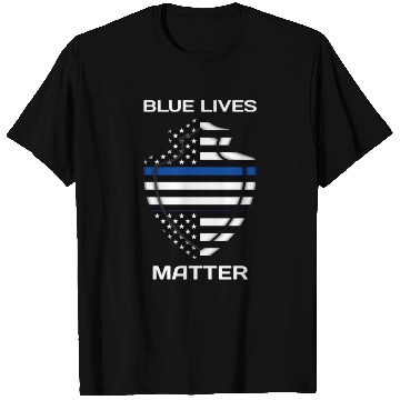 Discover Police Blue Lives Matter T Shirts