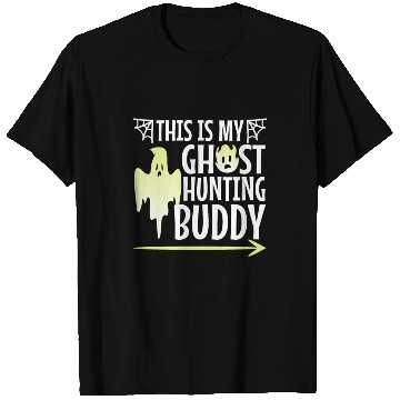 Discover This is my ghost hunting buddy, halloween couple T Shirts