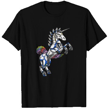 Discover Unicorn Robot Futuristic Monster T Shirts