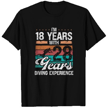 Discover 46 Birthday Idea Scuba Diving 46 Year Old Diver T Shirts