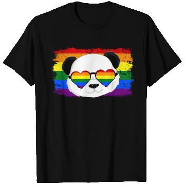 Discover Rainbow Panda Bear LGBT Gay Pride T Shirts
