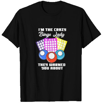 Discover Crazy Bingo Lady T Shirts