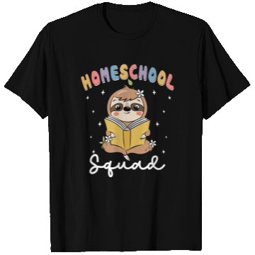 Discover Homeschool Sloth Funny First Day Of School T Shirts