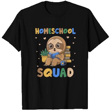Discover Homeschool Sloth Funny First Day Of School T Shirts