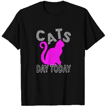 Discover cats day today for cat lovers T Shirts