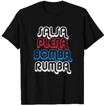 Discover Puerto Rico Dance Salsa Plena Bomba Rumba T Shirts