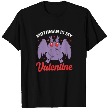 Discover Funny Valentines Day Cryptid Cute Mothman T Shirts
