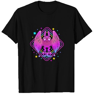 Discover Pastel Goth Skull Aesthetic Gothic Cute Mothman T Shirts