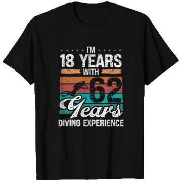 Discover 80 Birthday Idea Scuba Diving 80 Year Old Diver T Shirts