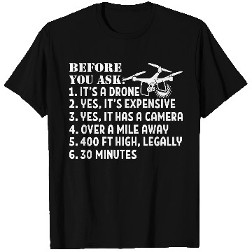 Discover It's A Drone T Shirts