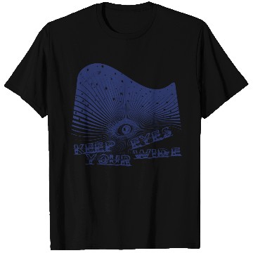 Discover Eyes Wide Winter Storm 2 Deep Blue T Shirts