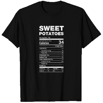 Discover Sweet Potato Nutrition Funny Lazy Matching T Shirts