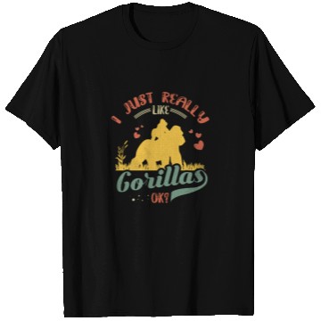 Discover I Just Really Like Gorillas Funny Gorilla T Shirts