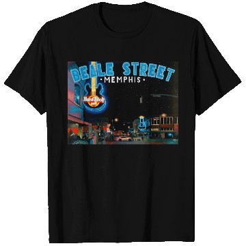 Discover Beale Street at Night T Shirts