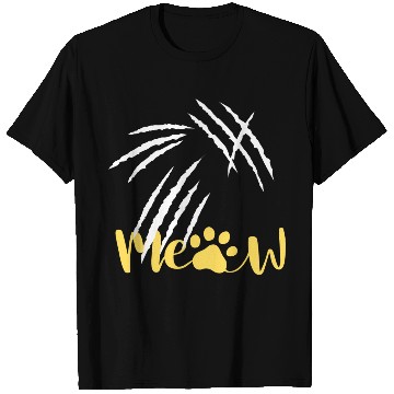 Discover meow cat scratch T Shirts