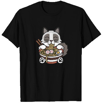 Discover Ragdoll Cat Ramen Noodles T Shirts
