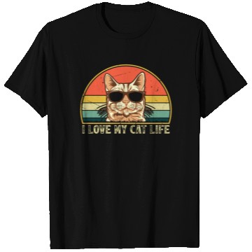 Discover Funny Cat Owner - I Love My Cat Life - Funny Cat T Shirts