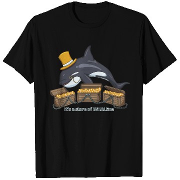 Discover Bitcoin lover whale BTC logo Crypto lover Hodl T Shirts