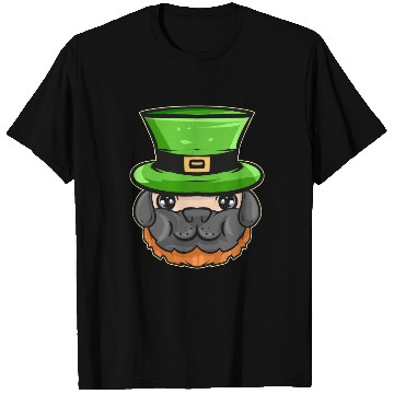Discover Kawaii Pug With Red Beard And Green Hat For St. T Shirts