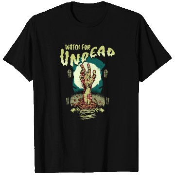 Discover Watch For Undead Halloween Zombie Hand Spooky Scar T Shirts