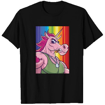 Discover Unicorn Portrait T Shirts
