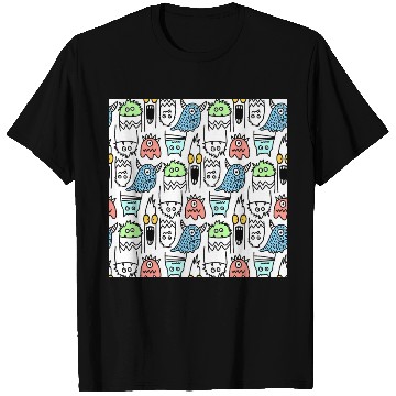 Discover SARAMOM scary pattern T Shirts