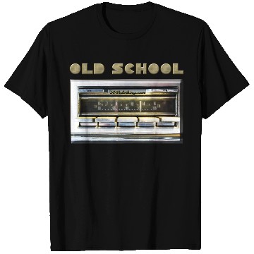 Discover OLD SCHOOL Classic 8 Track Am Fm in Dash Car Radio T Shirts
