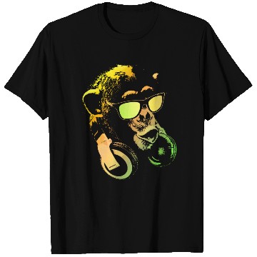 Discover Monkey DJ Yellow T Shirts