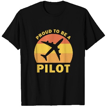 Discover Proud To Be A Pilot Funny Flying T Shirts