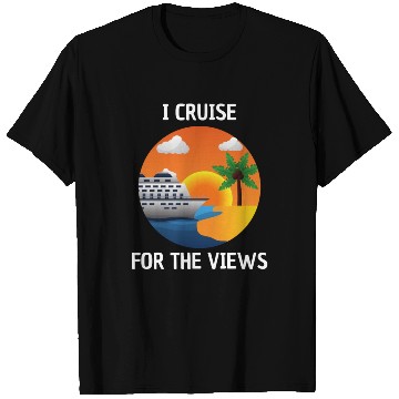 Discover Cruise for the Views Vaction Ship Mardi Gras T Shirts