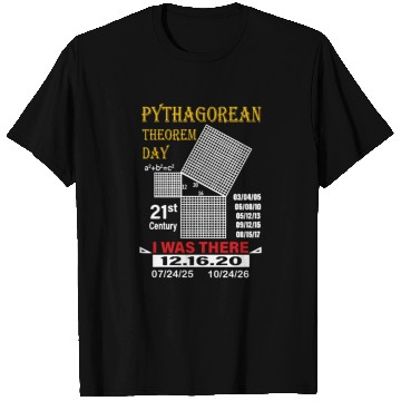 Discover Pythagorean Theorem Day I Was There Math Teacher T Shirts