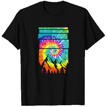 Discover Mountain Nature Hiking Mountaineering T Shirts