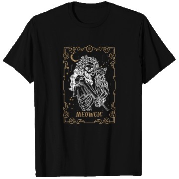Discover Cat Meow Tarot Card Occult Club Gothic Animal T Shirts