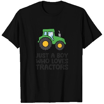 Discover Just a Boy Who Loves Tractors T Shirts