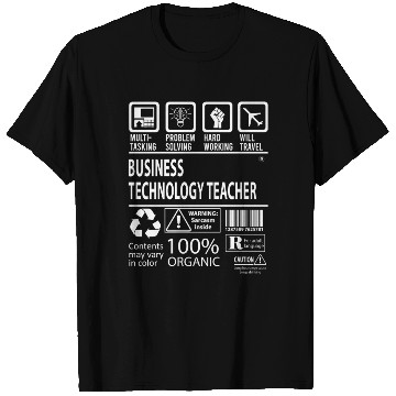 Discover Business Technology Teacher T Shirts - Multitasking