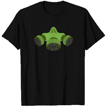 Discover Gas mask green toxic nuklear mask T Shirts