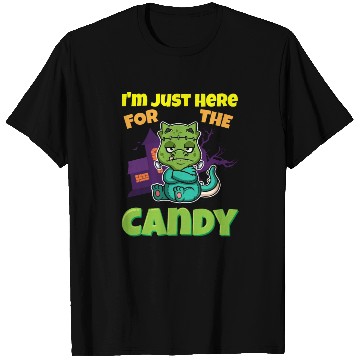 Discover I'm Just Here For The Candy Scary Halloween Beast T Shirts