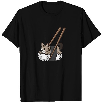 Discover Maine Cat Nigiri Sushi T Shirts