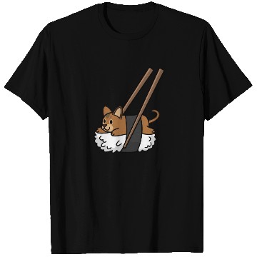 Discover Abyssinian Cat Nigiri Sushi T Shirts