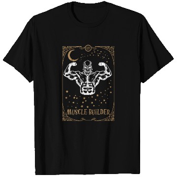 Discover Gym Tarot Card Occult Club Gothic Muscle T Shirts